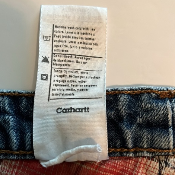 Carhartt Jeans Straight Leg Mid Rise Size 10 x 30 - Picture 10 of 16